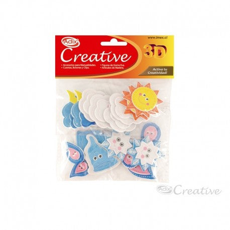 SOL Y NUBES FOAMY 56 PCS