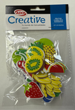 FRUTA GOMA EVA ADHESIVA 40 PCS