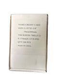 LAMINATING POUCH 7ML CREDIT 2-1/8 X 3-3/8 100 PC