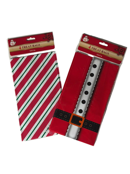 TREAT BAGS PAPER 4PK 5"(W)X9.5"(L)