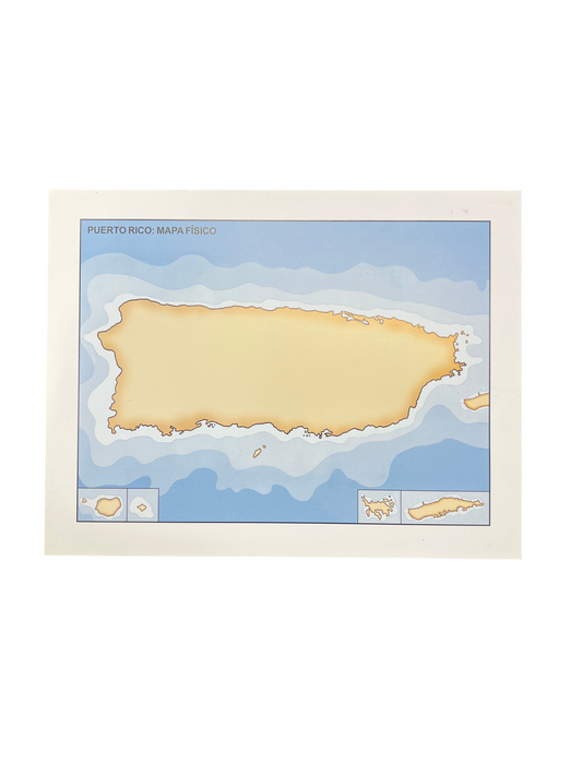 PR MAPA FISICO CARTON 8X11