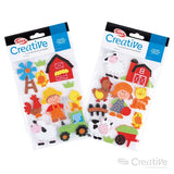 STICKER FOAMY GRANJA SURTIDO 10 PCS