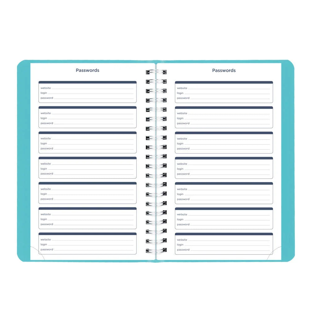 Academic Daily Planner Fashion Blue