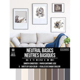 PAPER PAD CARDSTOCK SMOOTH NEUTRAL 8.5X11 50SHEETS