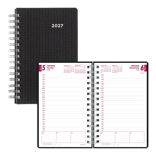 DuraFlex Daily Appointment Planner - Black