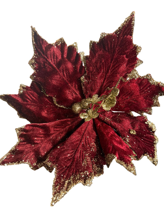 POINSETTIA PICK 27CM 3COLORS VTG