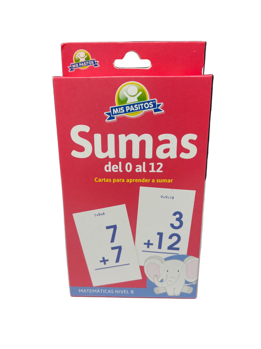 FLASH CARDS | SUMA DEL 0 AL 12