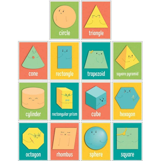 Mini Posters: Shapes Poster Set 14pcs