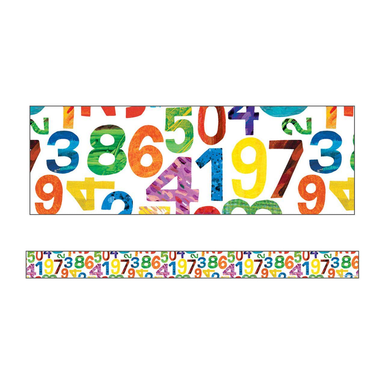 BORDER STRAIGHT WORLD OF ERIC CARLE NUMBER