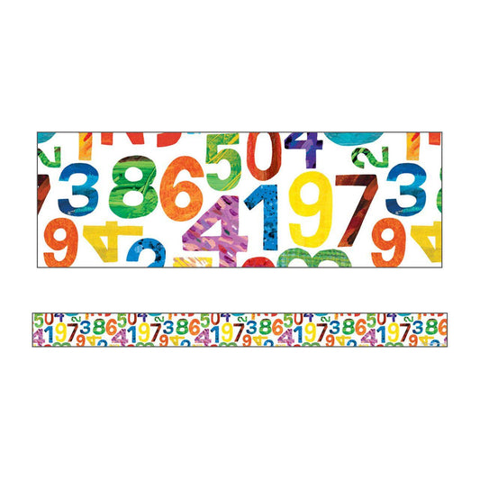 BORDER STRAIGHT WORLD OF ERIC CARLE NUMBER