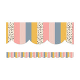 Stripes Scalloped Bulletin Board Borders