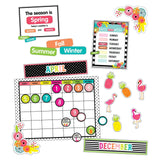 PINEAPPLE CALENDAR BULLETIN BOARD SET