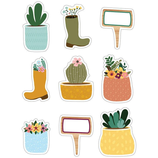 Boots, Pots, and Garden Signs Cut outs 36pcs