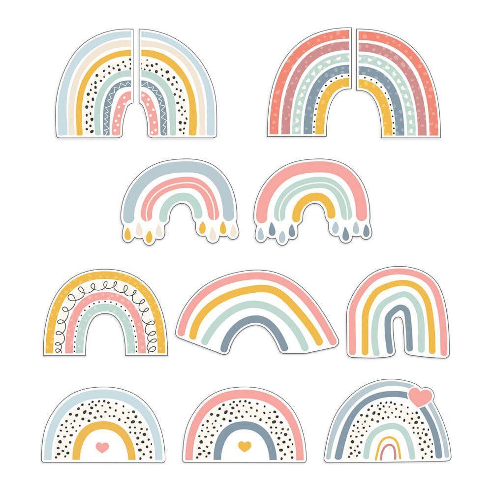 Rainbow Fun Cutouts 36psc