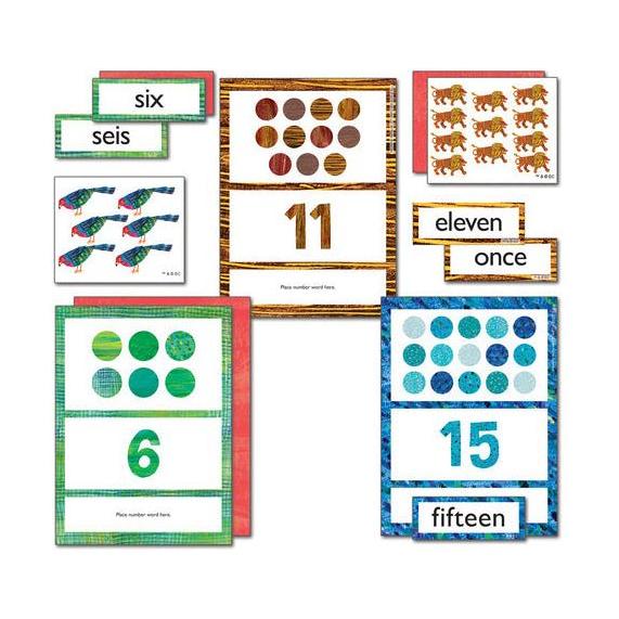 WORLD OF ERIC CARLE NUMBERS LEARNING CARD