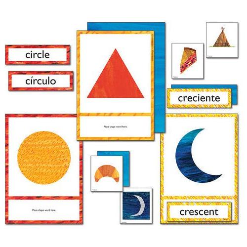 WORLD OF ERIC CARLE SHAPES LEARNING CARD