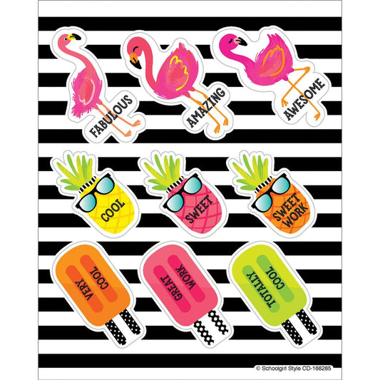 TROPICAL MOTIVATORS MOTIVATIONAL STICKERS 54 STICK