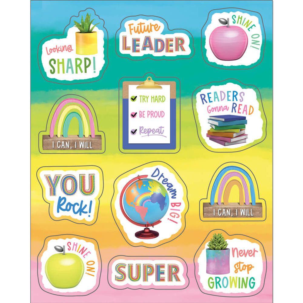 Creatively Inspired Motivational Shape Stickers