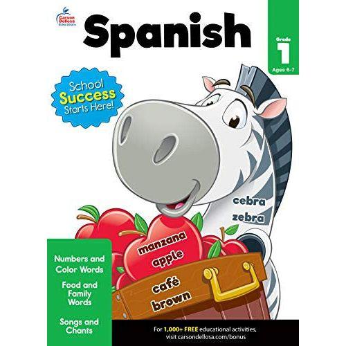 BRIGHTER CHILD SPANISH WORKBOOK GRADE 1