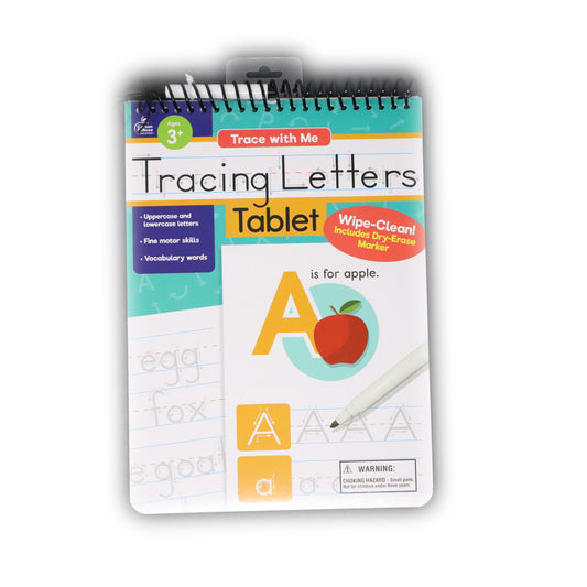 TRACE WITH ME: TRACING LETTERS PK-2 WRITE ON/WIPE