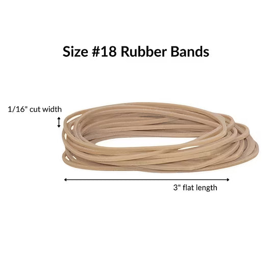 Rubber Bands High Quality #18 1lb/pk