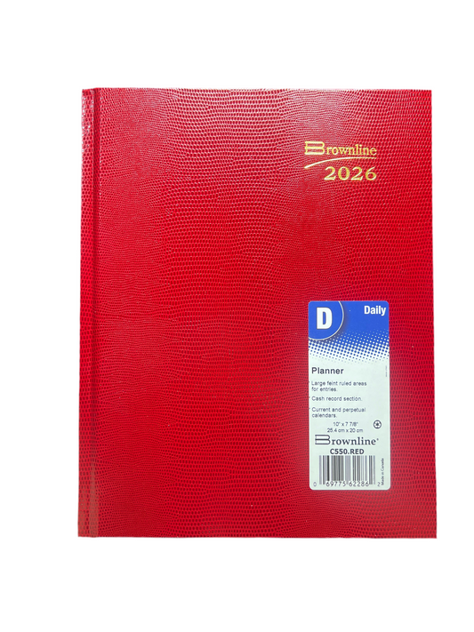 AGENDA DIARIA JOURNAL ROJA