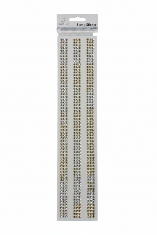 MICRO STONE STICKER GOLD 594C
