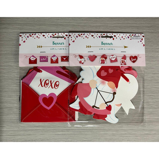 BANNER VALENTINE PAPER 6FT