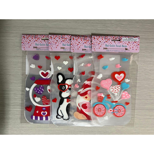 LOOT BAG CELLO VALENTINE 15PCS