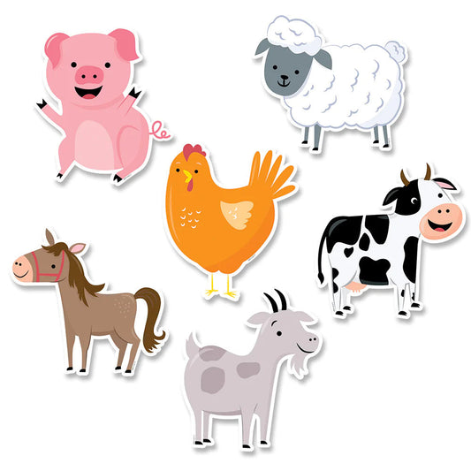 Farm Friends Cut Outs