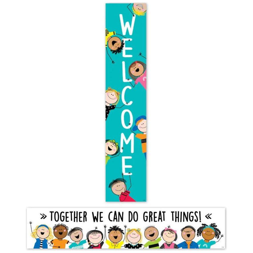 Stick Kids Welcome Banner