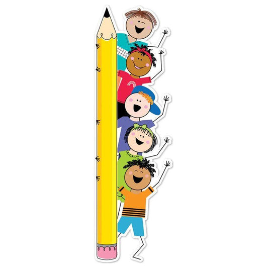 Stick Kid Friends Giant Banner 21''x56''