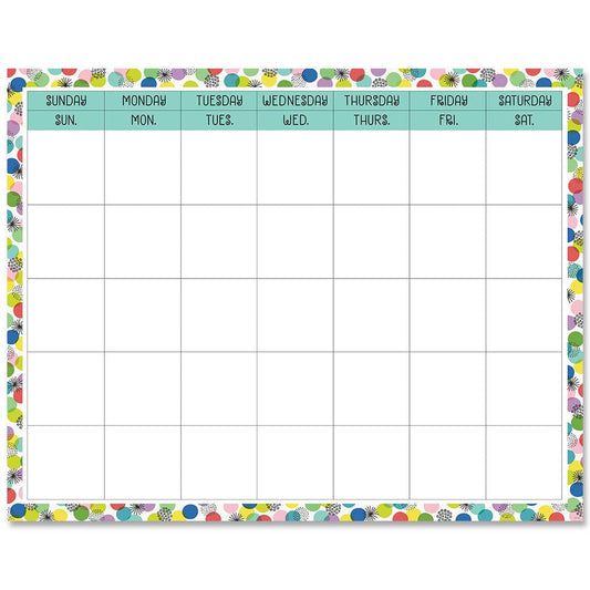 COLOR POP CALENDAR CHART