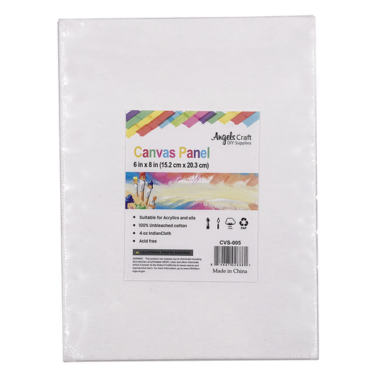 CANVAS PANEL, 6" X 8", 2 CT