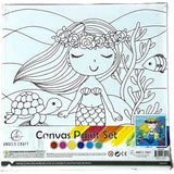 Mermaid Design Canvas Paint