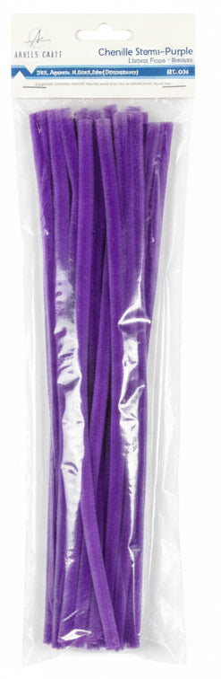 Chenille Stems | Purple Limpia Pipas | Morado | 25ct.