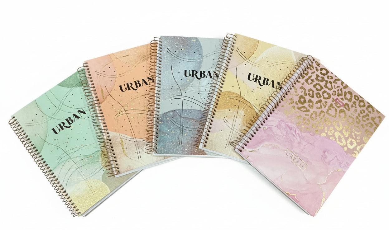 Libreta Universitaria Urban | 10 Materias | 160 Hojas