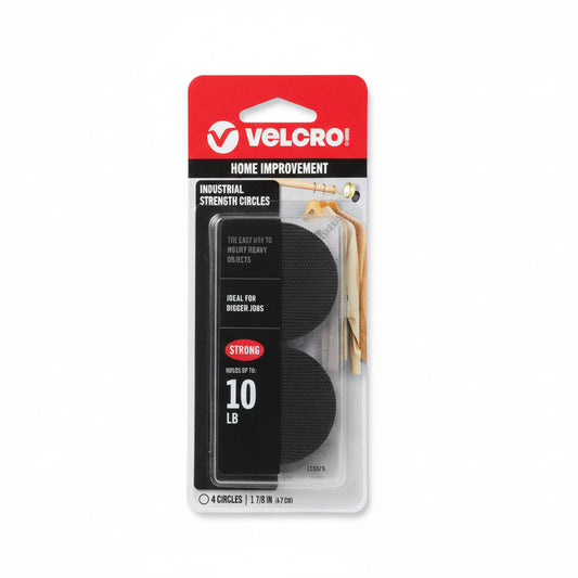 VELCRO® Brand Industrial Strength Coins | 1.875" | 4Pkg