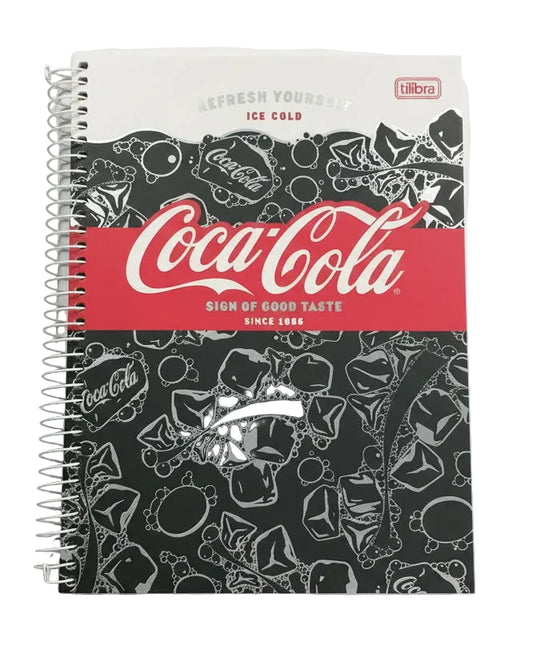 Libreta Universitaria CocaCola | 10 Matérias | 160 Hojas