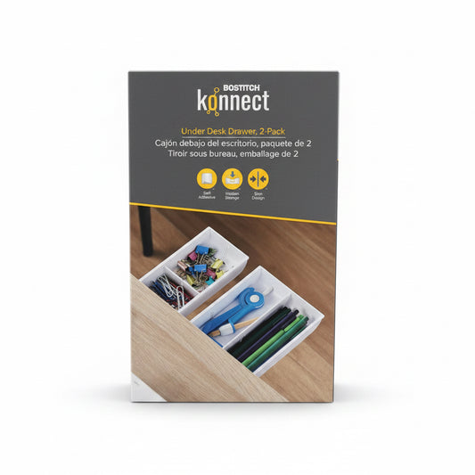 Konnect, Drawers, Set of 2, White
