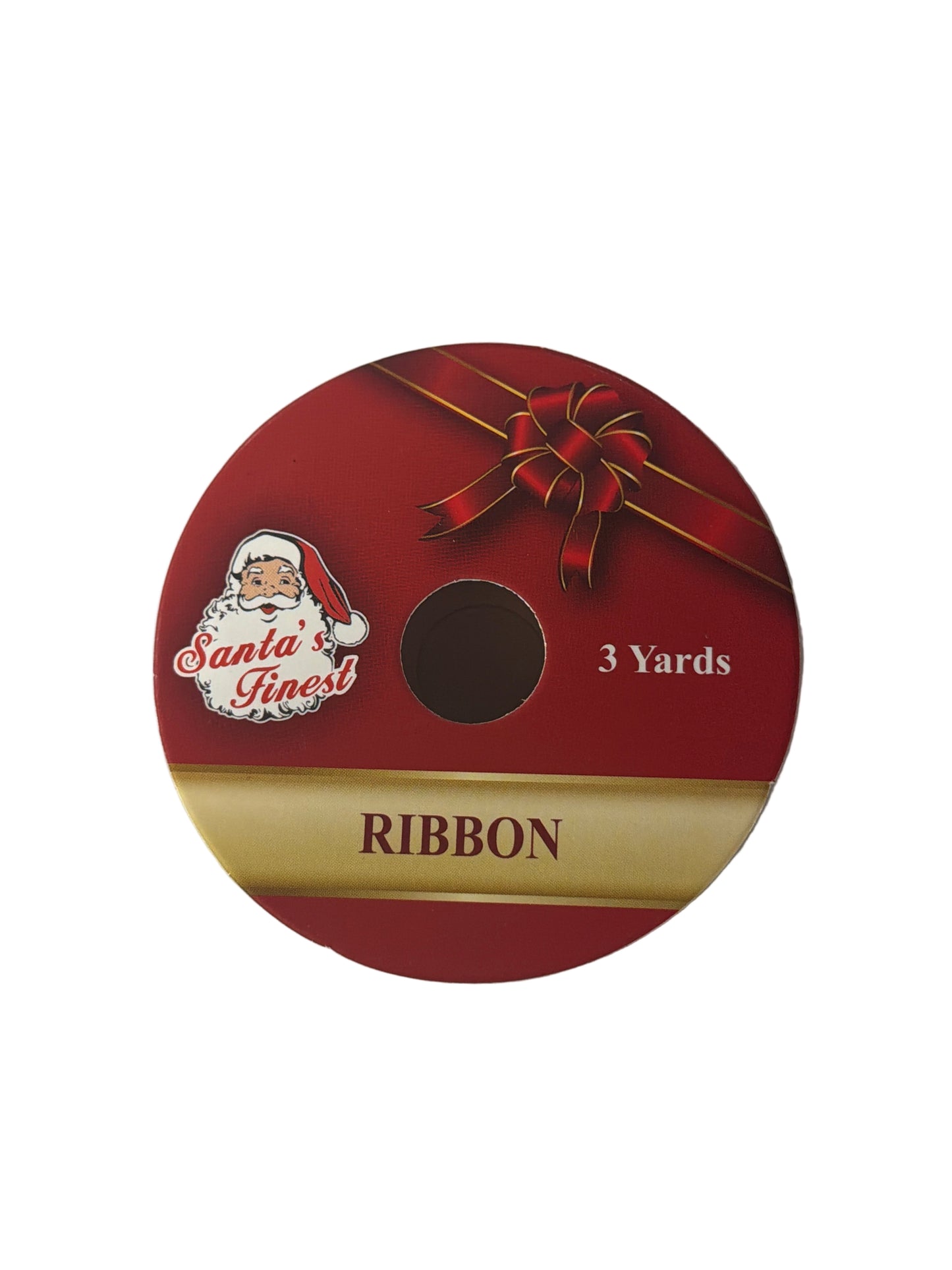CHRISTMAS RIBBON 3YD SATIN