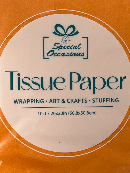 ORANGE TISSUE PAPER