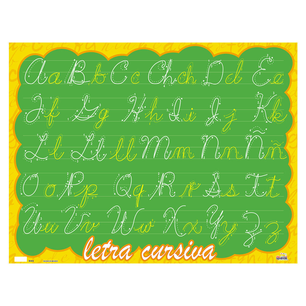 ABECEDARIO LETRA CURSIVA