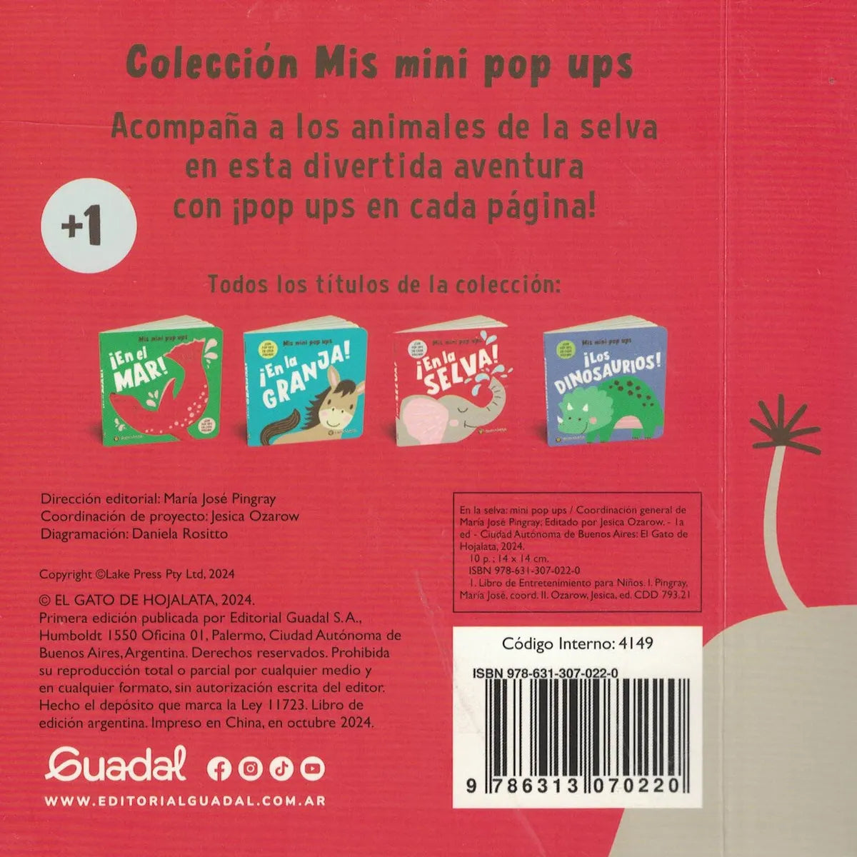 En la Selva | Mis Mini Pop Ups | Guadal