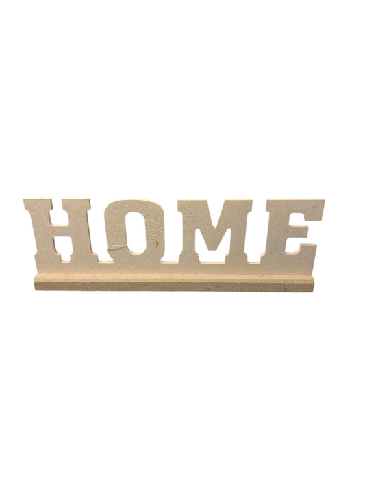 WOOD WORDS WITH BASE-HOME