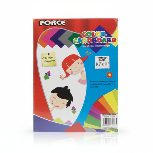 Color Cardboard | Light Green | 100pk – imagen 1 - JA Riollano