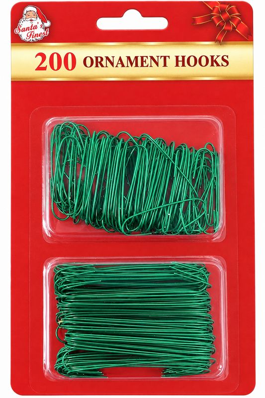 Metal Hook Green 200pc - JA Riollano