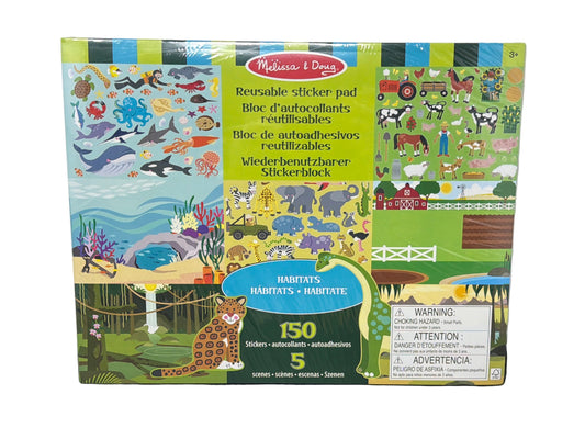 Reusable stickers pad
