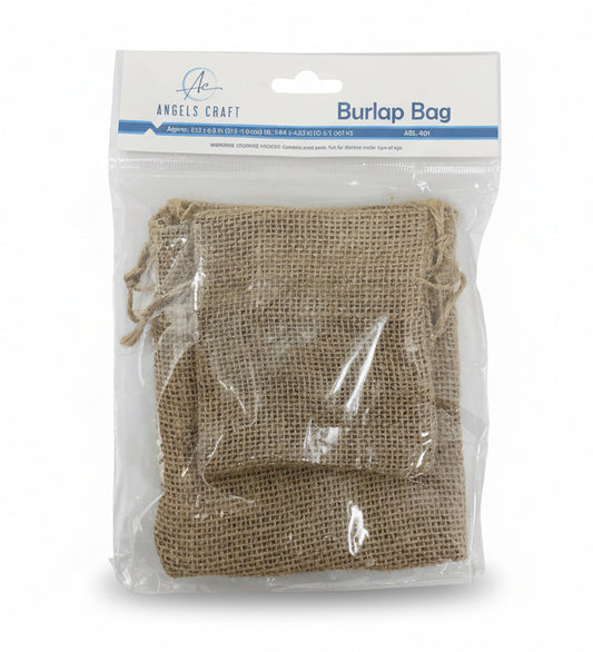 Burlap Bag | 2 SIZES (5X6IN/3 1/2X4IN)