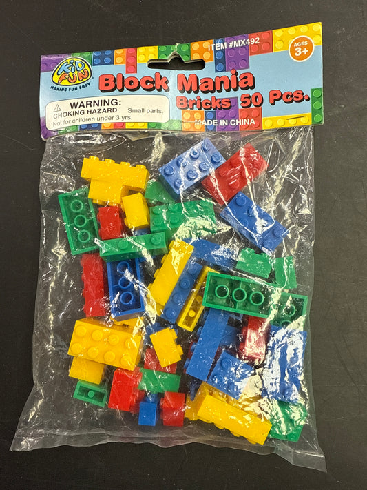 BLOCK MANIA BRICKS 50PCS